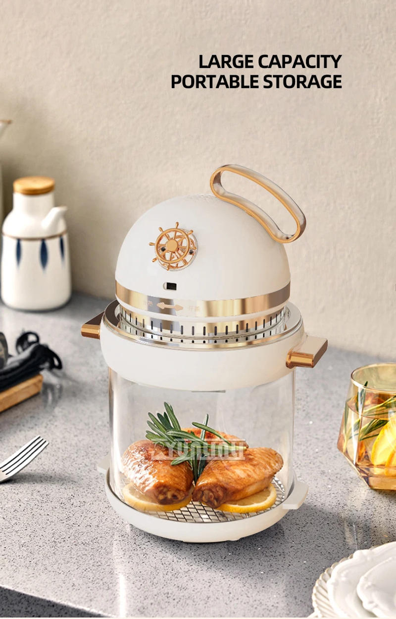 Description Picture 6 of itemHousehold  Portable Visual Air Fryer Multi-functional Intelligent Electric Fryer Kitchen Appliance