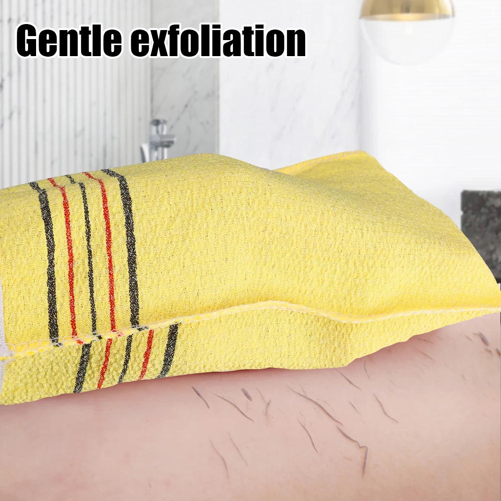 Description Picture 5 of item5/1Pcs Shower Bath Scrub Glove Korean Exfoliating Body Scrub Shower Towel Washcloth Portable For Adults Coarse Grain Brush