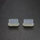 2PCS transparent