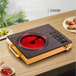 110V-220V Electric Pottery Stove Cooking Hot Pot Porridge Soup Frying Barbecue Induction Cooker 3500W