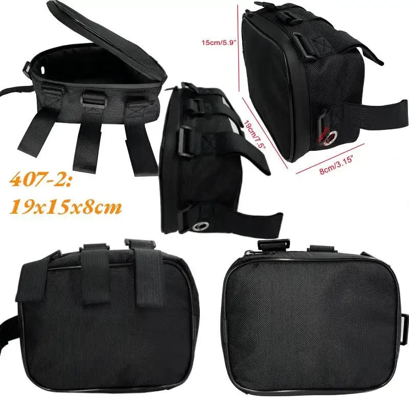 Description Picture 3 of itemBicycle Tube Frame Pack Bag, Battery Front Tool Box, Storage Case, MTB Ebike