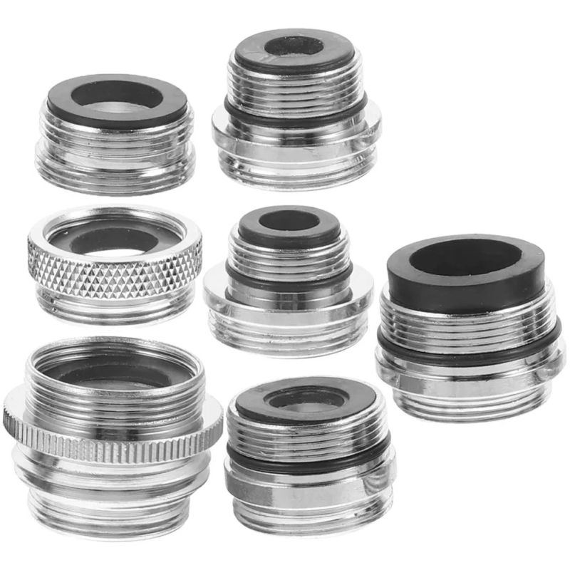 Description Picture 6 of item7Pcs Faucet Adapter Kit Water Filter Faucet Connector For Bathroom Sink To Hose Portable Water Kitchen Garden Tools Accessories