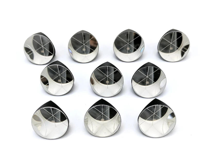 Description Picture 6 of itemK9 Optical Glass Prism Dia12.7/25.4mm Optical Glass Trihedral Retroreflector Silver Coated Corner Cube Prisms