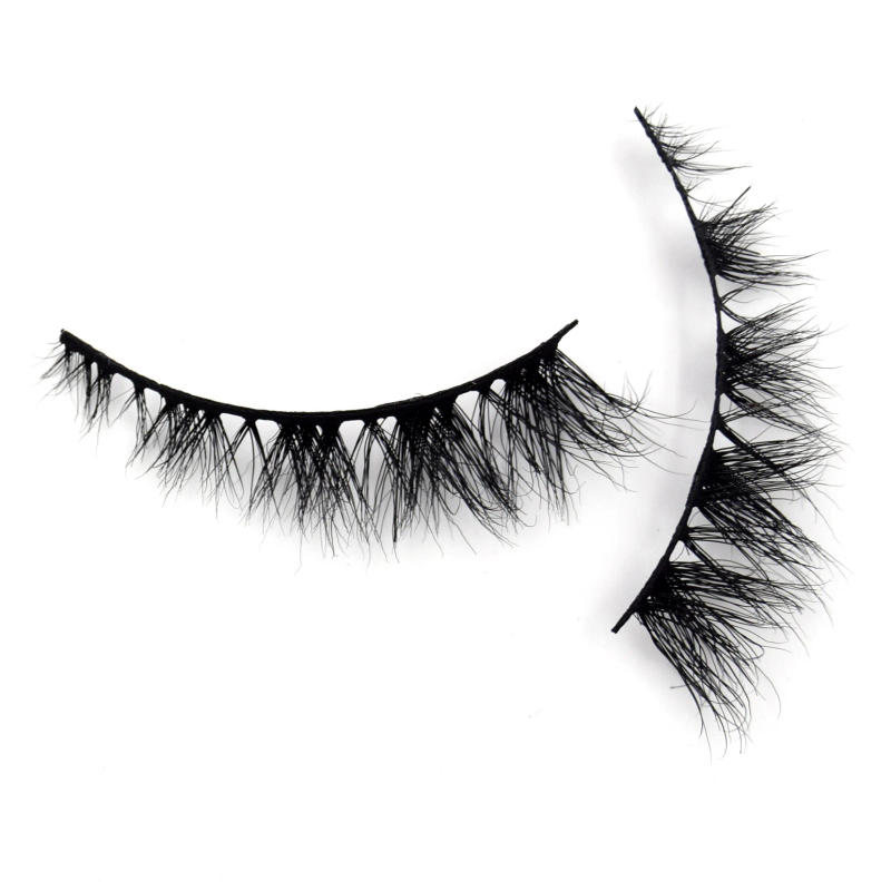 Description Picture 3 of itemG13 Mink Lashes Fluffy Flare Eyelashes 3D Mink Lashes Fake Eyelash Winged Look Full Strip Lashes Soft False Eyelash Makeup Lash