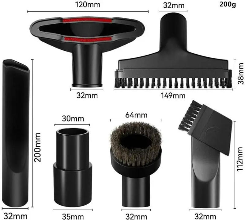 Description Picture 6 of itemVacuum Cleaner Brush Head Nozzle With 32 / 35mm Adapter Spare Parts Crevice Dust Collector Vacuum Cleaner Replacement Attachment