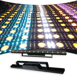 YUER RGBW 12 LED Wall Wash Lamp DMX512 DJ Disco Party Stage Light Effect for Dance Bar Holiday Wedding Xmas Halloween Decorate
