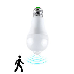 E27 PIR Motion Sensor LED Light Bulb 12W 15W 18 20W Smart Bulb Motion Activated Lamp Auto ON/OFF Home Infrared Radiation Lamp