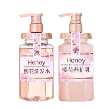 Fluffy Oil-control Conditioner Soomth Shampoo Bar Soap Cherry Blossom Shampoo Anti-hair Loss Hair Care Set