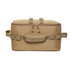 Outdoor Large Capacity Camping Gas Tank Storage Bag Ground Nail Tool Bag Gas Canister Picnic Cookware Utensils Kit Bag