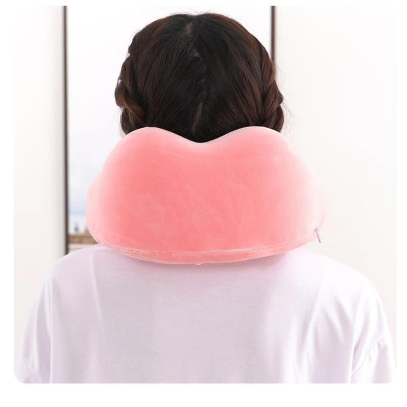 Description Picture 6 of itemU Shaped Memory Foam Neck Pillows Soft Travel Pillow Massage Neck Pillow Sleeping Airplane Pillow Cervical Healthcare Bedding
