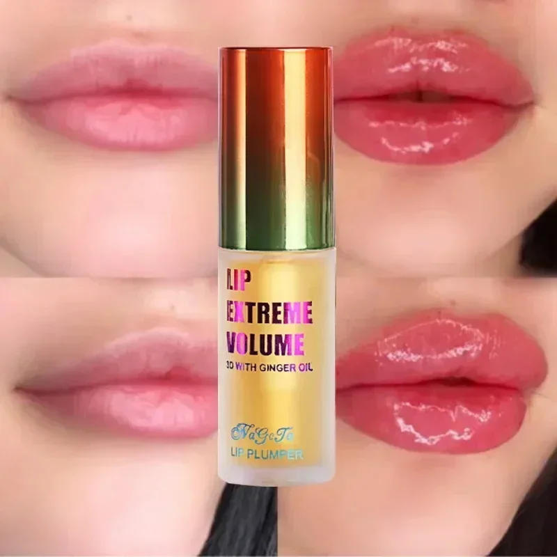 Description Picture 3 of itemLong Lasting Lip Plumper Oil Serum Instant Volumising Essence Oil Repair Lip Fine Lines Increases Elasticity Sexy Lip Balm