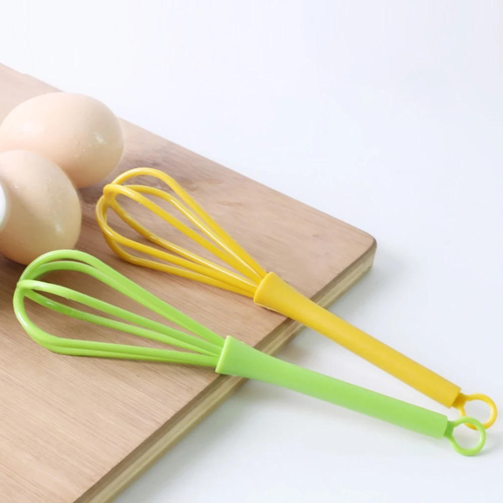 Description Picture 2 of itemEgg Beater Creative Kitchen Baking Tool Household Cream Beater Children's Manual Mini Plastic Egg Beater Food Grade PP Cookware
