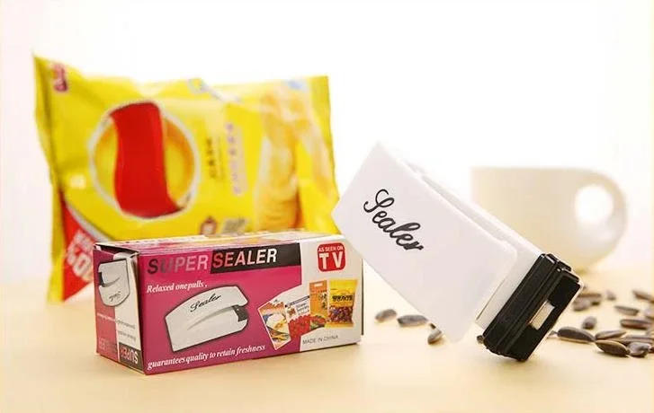 Description Picture 5 of itemPlastic Heat Bag Sealer Food Packaging Sealing Machine Portable Snack Bag Sealing Clip Kitchen Storage Accessories Home Gadgets