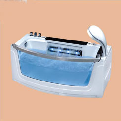 Whirlpool Surfing Colored Lamp Bubble Bathtub Hydromassage Waterfall Tub NS3033