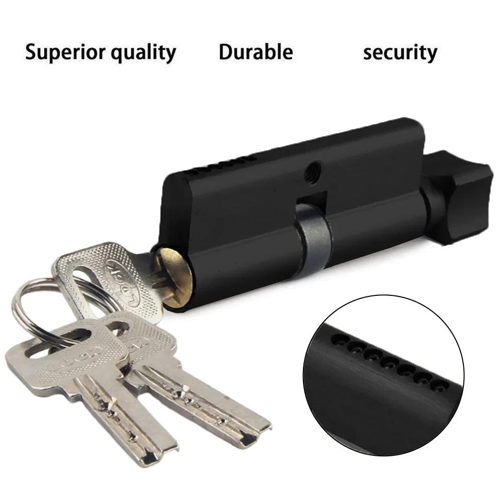 Description Picture 4 of itemDoor Lock Cylinder Thumb Turn Cylinder With 3 Keys Security Locks Bedroom Indoor Wooden Door Door Lock Core Universal Lock