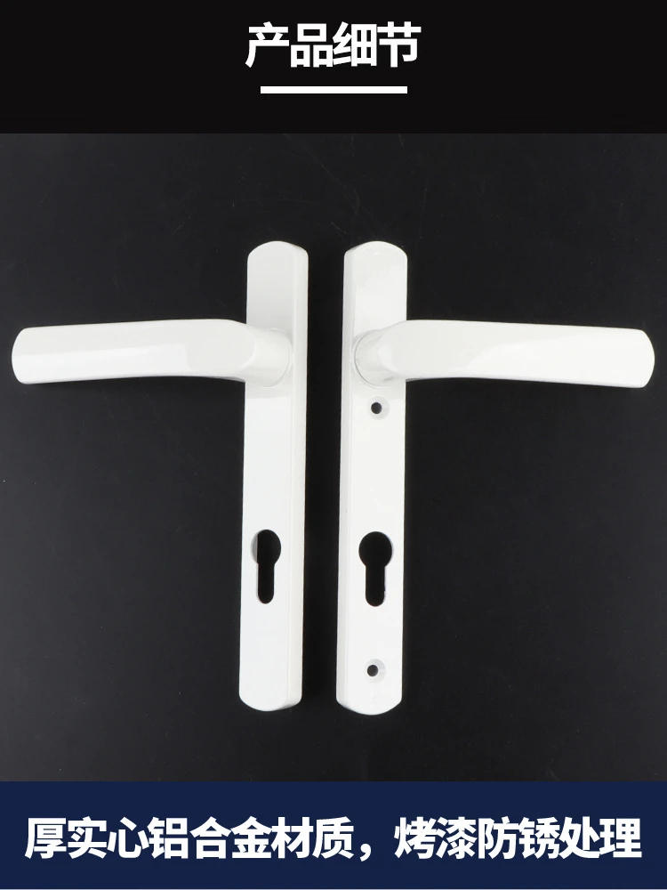 Description Picture 6 of itemBathroom Aluminum Alloy Single Point Door Lock Aluminum Alloy Door Handle 85+30 Lock Body Home Improvement Accessories