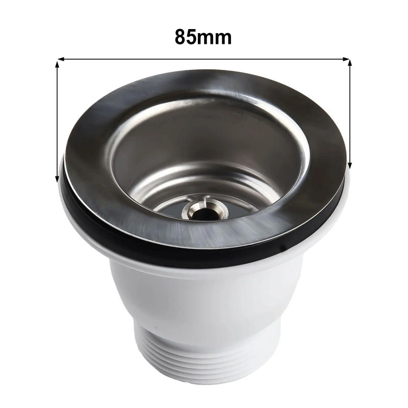 Description Picture 4 of itemProtect Your Drain And Upgrade Your Sink With 60mm Stainless Steel Mini Strainer Waste Kit - Easy To Maintain And Clean