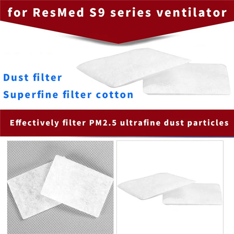 Description Picture 6 of itemA98G-CPAP Air Filter-Ultra Fine Disposable Replacement Filters For CPAP Machines -100 Filters