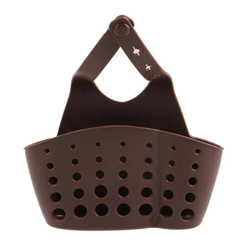 Description Picture 5 of itemSink Shelf Soap Sponge Holder Clip Dish Drainer Drying Rack Silicone Storage Basket Bag Bathroom Holder Kitchen Accessories Tool