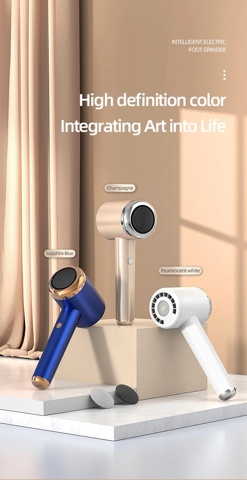 Description Picture 5 of itemElectric Dusting Grinding Foot Remover Peeling Pedicure Home Grinding Foot Leather Power Display Charging Minor Cocoon Removal