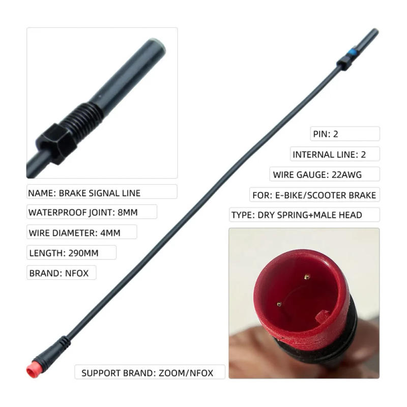 Description Picture 4 of itemE-Bike Magnetic Induction Wire 21cm For NFOX Electric Bike Power Cut Off Brake Sensor Electric Bicycle Accessories