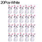 20Pcs-White
