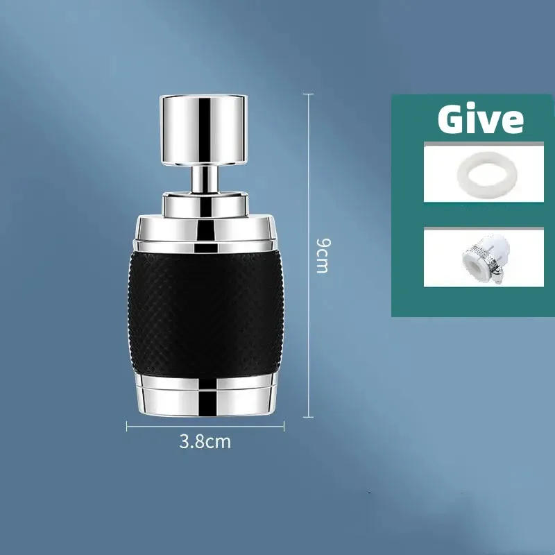 Description Picture 3 of itemUniversal Faucet 360 Degree Rotating Tap Filter 3 Mode Tip Water Bubbler Faucet Anti-Splash Economizer Kitchen Supplies