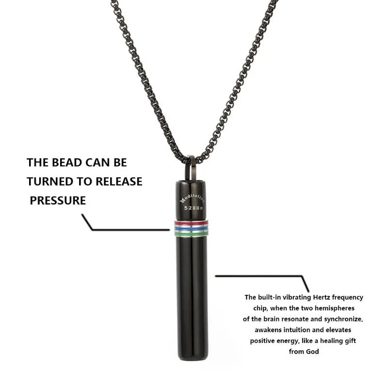 Description Picture 5 of item528Hz 417Hz Harmonica Whistle Necklace Sound Therapy Professional Mouth Organ Meditation Mindfulness Kids Music Instruments