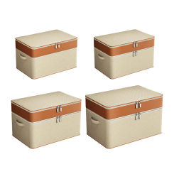 Foldable Quilt Storage Bag Organizing Space Saving Container Toys Storage Box for Comforters Clothes Bedding Bed Sheets Blankets