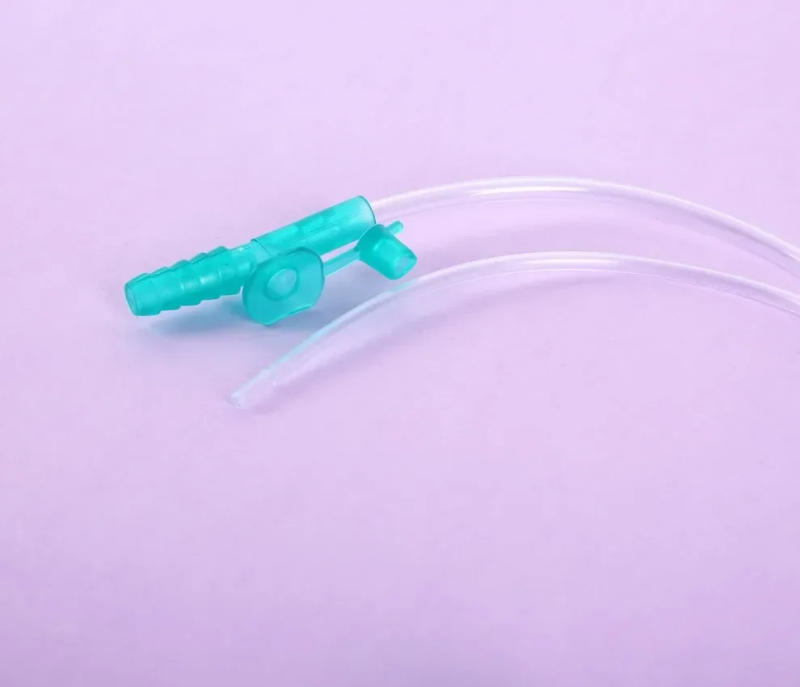 Description Picture 3 of item100PCS Medical Oral Cavity Mouth Sterile Suction Catheter Household Manual Sputum Aspirator Use Tube Adult Children F8 F10 F12