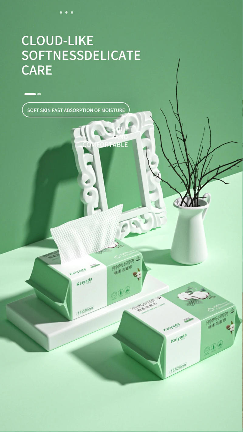 Description Picture 2 of item50pcs Disposable Face Wash Towel Extractable Cotton Soft Towel Cotton Beauty Salon Cleansing Face Wipe Towel Towelchaolian