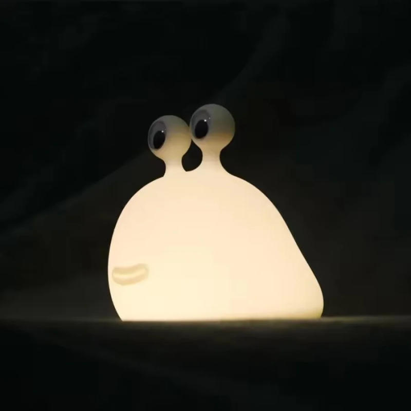 Description Picture 5 of item1pc Home lighting Bedside Silicone Animal Night Lights New design Cute Silicone Led Night Lighting cute slug night lamp