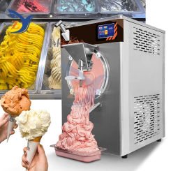 Hard Ice Cream Maker Machine 3000W Table Type ZY-38-1 Commercial Production Equipment Milk Tea Shop Automatic 60L/H Restaurant