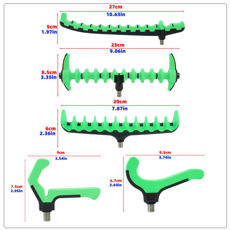 Description Picture 4 of itemHirisi 1pcs Feeder Rod Rest Head Plastic Carp Fishing Rod Rest Head for Fishing Buzz Bar Fishing Accessories AC202