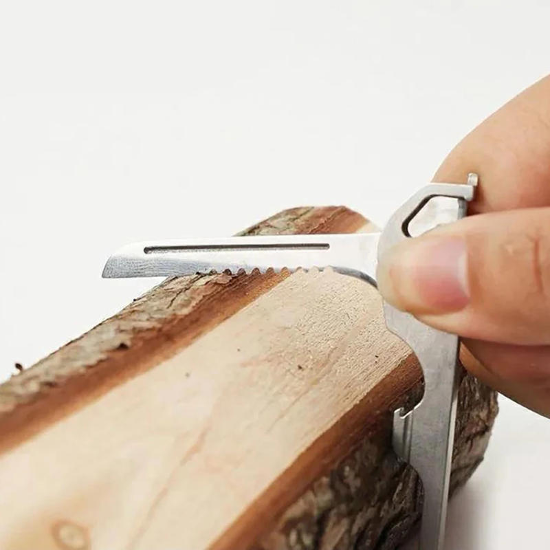 Description Picture 5 of itemUtili Key Shape Mini Multi Tool Multipurpose Knife Opener Screwdriver Ring Keychain Pocket Survive Edc Gear Utility Pocket Kit