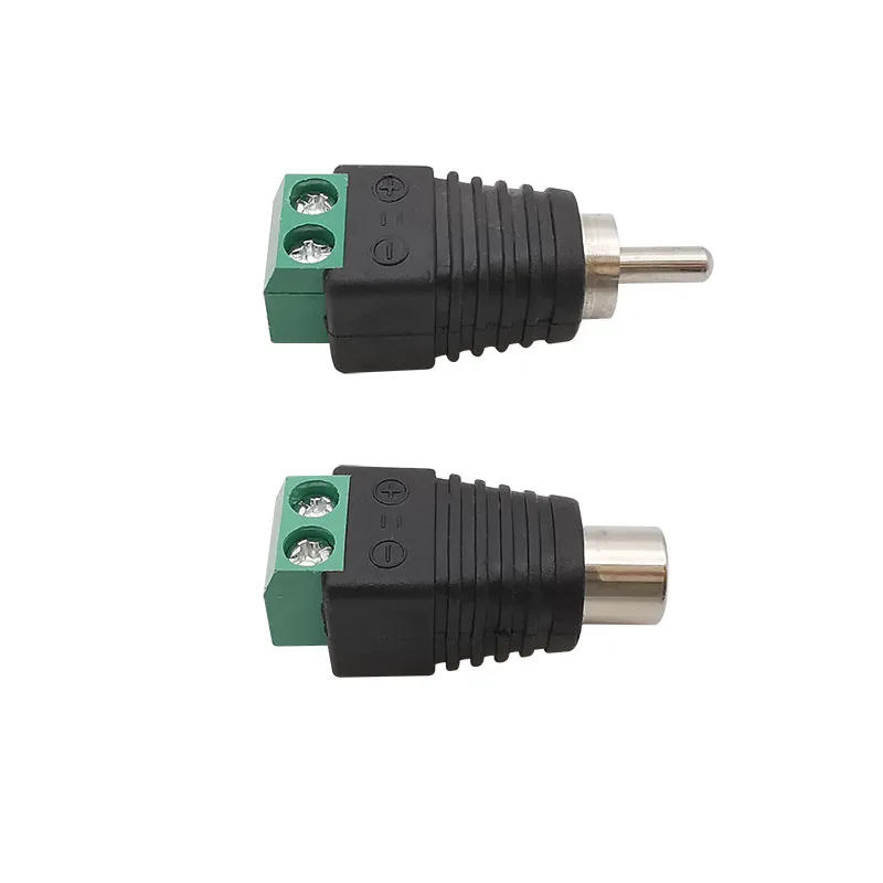 Description Picture 5 of itemRCA Male Plug & RCA Female Jack Screw Terminal Block Adapter RCA AV Audio Video CCTV Camera Speaker Wire Cable Connectors
