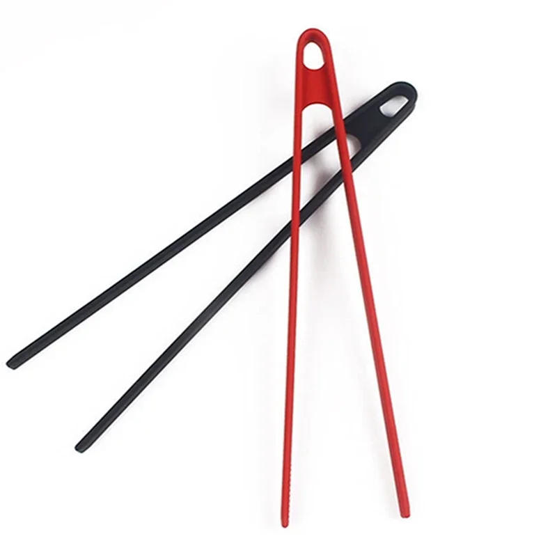 Description Picture 4 of itemSilicone Food Toast Tongs Trivet Tongs for Kitchen Tongs Non-slip Cooking Clip Clamp BBQ Salad Tools Grill Kitchen Accessories