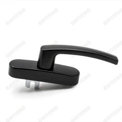 Aluminum Alloy Inner Flat Open Inner Open Curtain Wall Doors/ Windows Hardware Accessories Shift Fork Arc Handle Window Handle