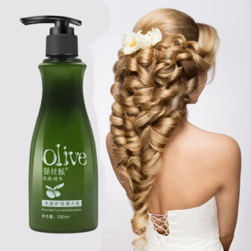 Curl Enhancers Moisturizing and Protecting Volume Vegetable Olive Essence Nutrition Compliant Elastin Curl Mousse Coiffante