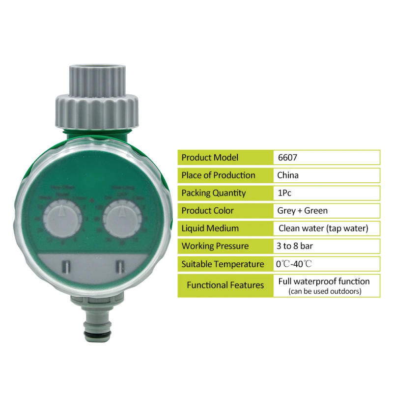 Description Picture 4 of itemWatering Timer Electronic Two Dial Digital Automatic Irrigation Timer Controller Hose Sprinkler for Garden Watering System