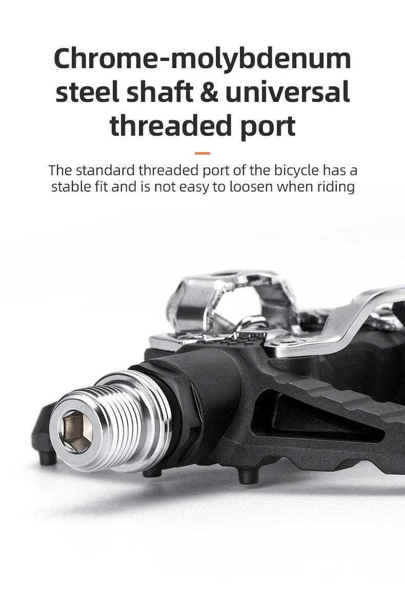 Description Picture 6 of itemROCKBROS MTB Bicycle Pedals 2 In 1 Flat/Lock Pedal Mountain Bike Non-Slip Labor Saving Nylon Pedals Waterproof Sealed Bearing