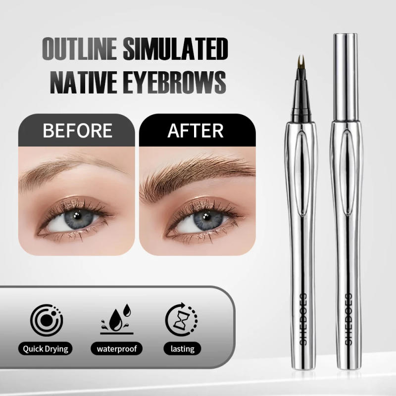 Description Picture 4 of item1PC fine pointed eyebrow pencil, smooth and easy to control, durable, waterproof and sweat proof, non fading