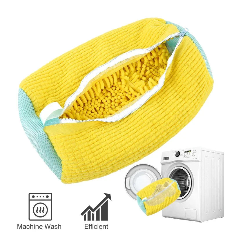 Description Picture 2 of itemShoes Laundry Bag Shoe Wash Bag for Washing Machine Reusable Zipper Shoe Washing Bag Sneaker Tennis Shoe Cleaner Kit Remove Dirt