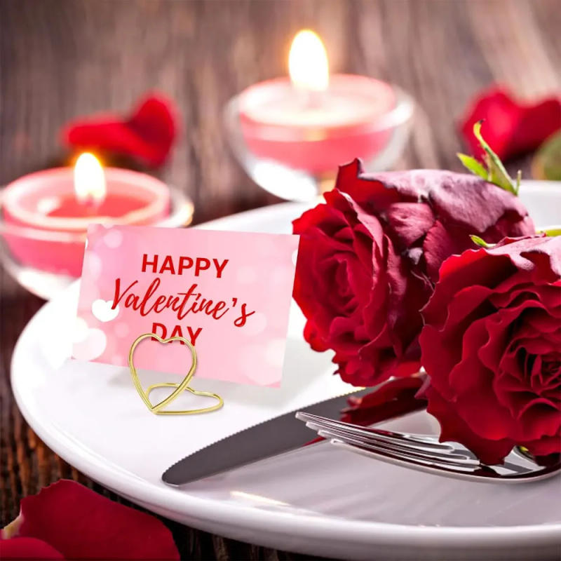 Description Picture 6 of item20Pcs Metal Place Card Holders Photo Clip Stands Wedding Table Number Name Sign Stand for Wedding Birthday Party Home Decoration