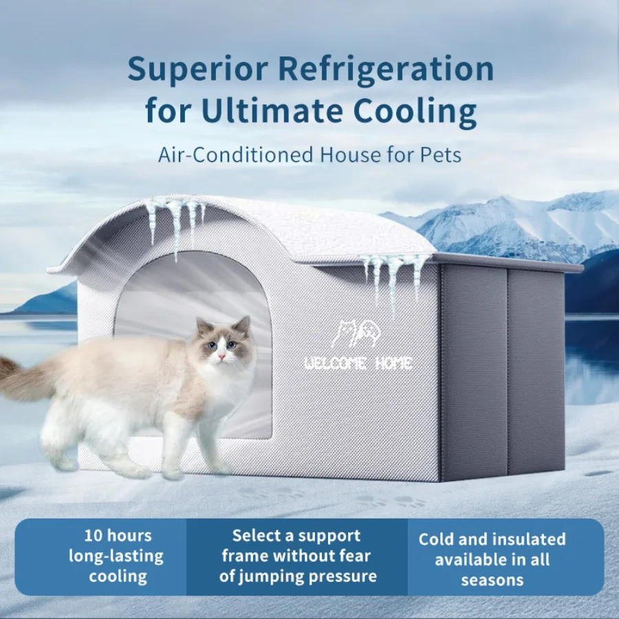Description Picture 4 of itemsummer small Cat dog Ice House Air Conditioning BED Summer Cooling Tool Nest Dog Dog Four Seasons Pet Ice House