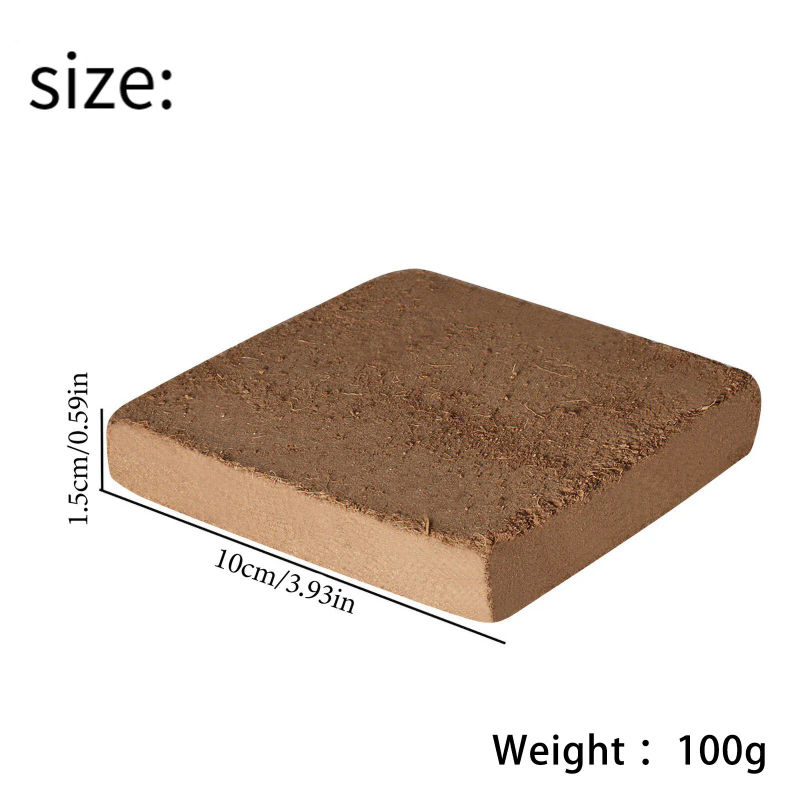 Description Picture 4 of itemOrganic Compressed Coco Coir Brick Coconut Fiber Organic Soil Plant Grow Medi Nutritious Soil Coconut Coir Compound Fertilizer