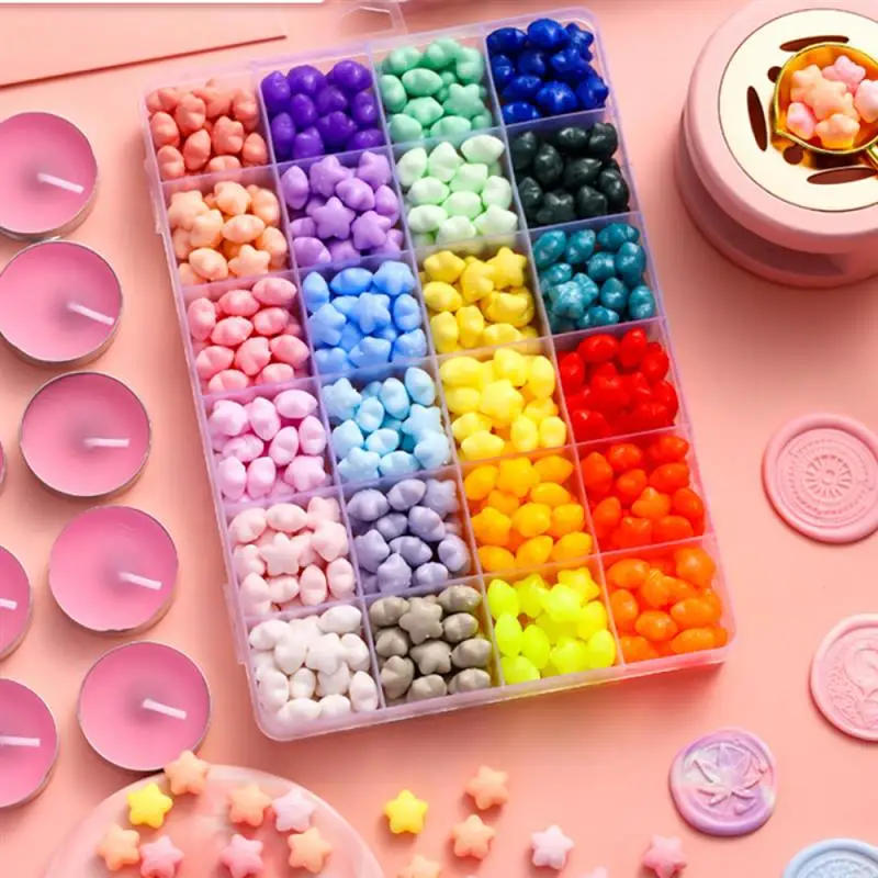 Description Picture 3 of itemRetro Seal Stamp Bead Set For Wax Seal Stamp Bead DIY Scrapbooking Cards Envelopes Invitations Gift Wrapping Crafts Making