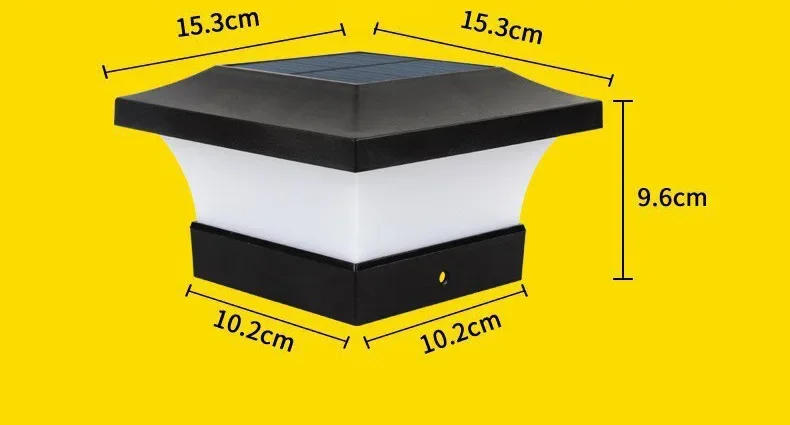 Description Picture 4 of itemOutdoor Lighting Solar Fence Light Waterproof IP65 White Warm Led Lamp for Garden Decoration Gate Fence Wall Courtyard Cottage