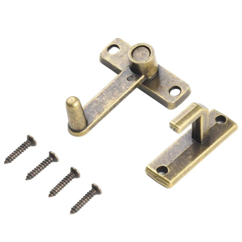 Description Picture 3 of itemBronze Guard Latch Bolt With Screws Sliding Door Lock Handle Metal Door Latch  Lock Latch  Door Lock  Door Latch With Holes