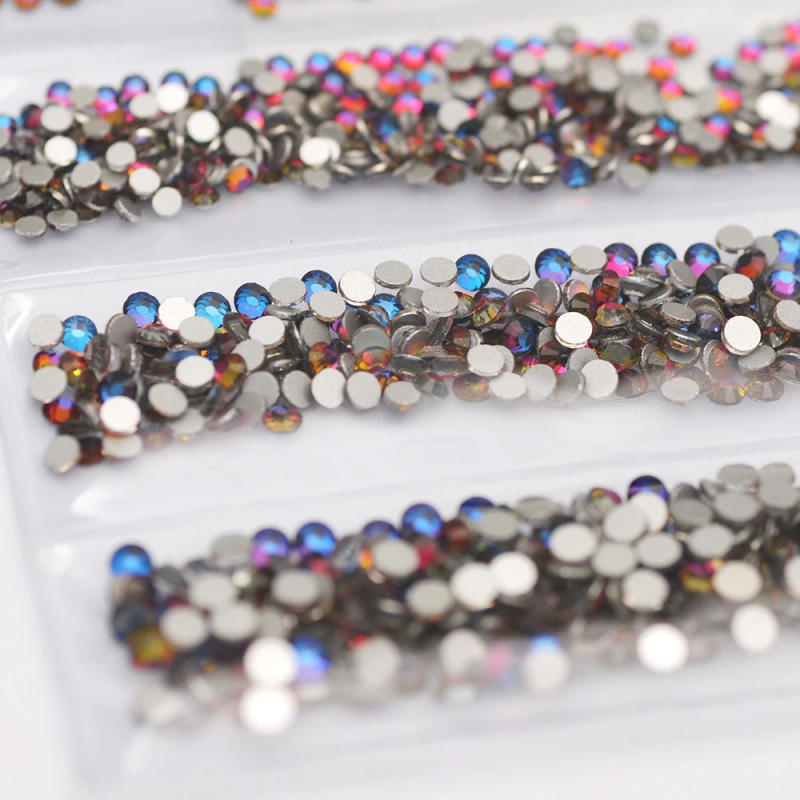 Description Picture 5 of itemMix Sizes SS3-SS10 1440PCS Nail Art Rhinestones Crystal Colorful Flat Back Non Hotfix Stone Diamonds For 3D Nails Decorations